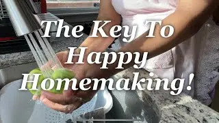HOW TO BE A HAPPY HOMEMAKER!! 🌸🏡 Slow Living Homemaking & Encouragement Vlog! 💕