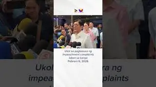ICYMI: Pahayag ni PBBM sa pagbasura ng impeachment complaints laban sa kanya