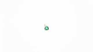 14kt Gold Nose Piercing with a CZ Emerald mark 14k gold New