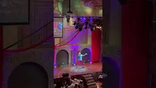 Jared juggling at the Alhambra Palace Restaurant