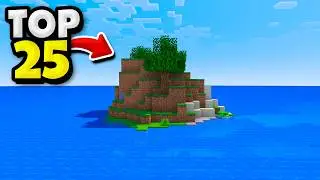 25 лучших сидов для Minecraft 1.21.5 SURVIVAL ISLAND!