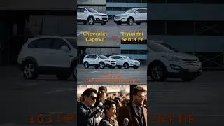 Chevrolet Captiva vs Hyundai Santa Fe #automobile #car #hyundai #chevrolet