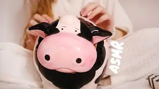 ASMR - TAPPING Cute Ceramic Cow for Study and Sleep (no talking)