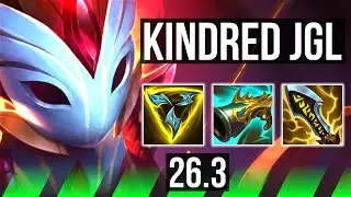 KINDRED vs ZAAHEN (JGL) | Good KDA: 19/2/8 | EUW Master | 26.3