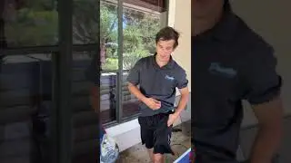 Window Cleaning With Water Fed Pole System