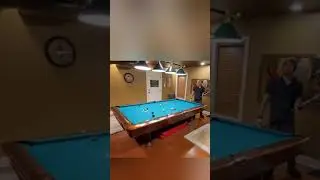 9.5X SPEED BETWEEN SHOTS 10 BALL BREAK & RUN BILLIARDS SNOOKER POOL #Shorts