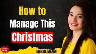 How to Manage This Christmas Heart Touch Motivational Speech of l Muniba Mazari l English Speech