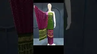 Gaji# Silk #Bandhani# Dress Material #Beautiful #Colour# Collection #Jamnagar #Design#video  #viral