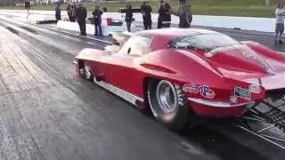 Mike Kaufman Qualifying NHRA division 1 Top Sportsman Virginia 2015