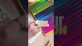 My new toy! Kalour PDAS Neon Colored Pencils. #neoncoloredpencils #kalourpdas