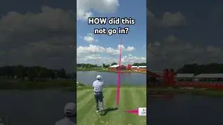 INCHES from a hole-in-one 😱