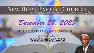 December 28,  2025 Sermon: 