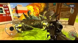 Monster Hunting City Shooting #9 Android/iOS Gameplay - GIANT CRABS