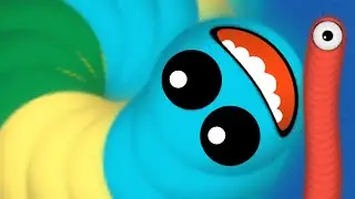WormsZone.io 1,679,000+ High Score Slithery World Snake Top 1 Best Epic Worms Zone .io Gameplay #1