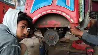 ভেকু গাড়ি জেলী বুশ লাগানো | Erikshaw Jelly Boosh Repair #erikshaw #erikshawrepair 