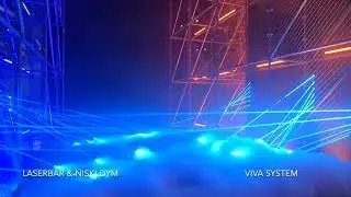 Lasery / LaserBar / Niski dym / Efekty niski dym IEM 2023 / VIVA System