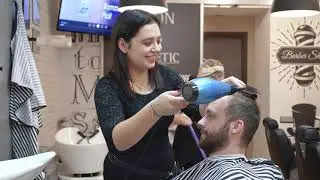 Salon Fryzjerski Kataluna  - Męskie strzyżenie z brodą