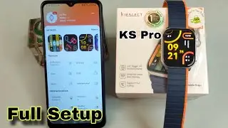 How To Connect Kieslect KS Pro Smartwatch Full Setup || i Phone With Android Phone Connect || Babor