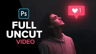Glowing Social Media Icon Photo Manipulation - Full Uncut Raw version