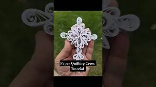 Paper Quilling Cross Tutorial  #tutorial #crossart #quillingtutorial  #truptiscraft