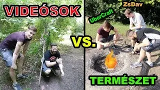 VIDEÓSOK a VADONBAN ! | TÚLÉLÜNK ? w/ UborCraft és ZsDav