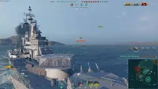 World Of Warships Random Battle Gameplay With SALEM Cruiser (No Commentary Gameplay)