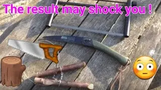 Folding SURVIVAL / BUSHCRAFT saw comparison