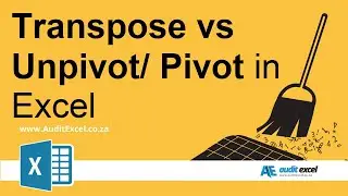 Difference between transpose, pivot & unpivot in Excel's PowerQuery