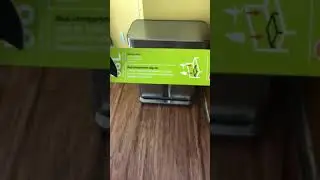 Review Simple Human Dual Compartment Step Can Trash Bin