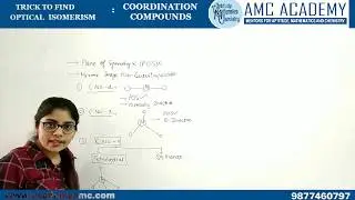 Trick to find OPTICAL ISOMERS: COORDINATION COMPOUNDS|| IIT JAM || NET || GATE ||TIFR