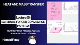 Heat Transfer Lecture (6) - External Forced Convection Over Flat Plate / انتقال الحرارة المحاضرة (6)