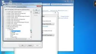 How to get language bar in Windows 7