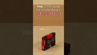 016 The Name of Soundwave's RED CASSETTE | Daily Stop Motion