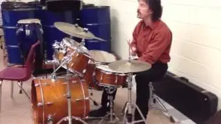O Canada drums Joe Cullen w WHCI Steel Band