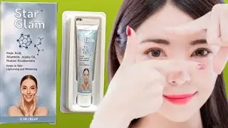 Star Glam cream चेहरे से दाग धब्बे काले निशान पिग्मेंटेशन झुर्रियां झाई को मिटाकर गोरा बनाए।