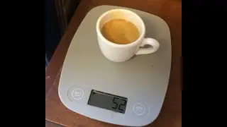 Automatically measuring espresso shots with a water tank sensor