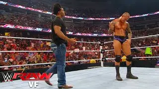 Randy Orton envoie un RKO a Wade Barrett, Darren Young, Edge et Sheamus : Raw, 6 septembre 2010