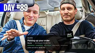 Доставляем Uber Eats вместе с папой! (365-дневный марафон на выживание)