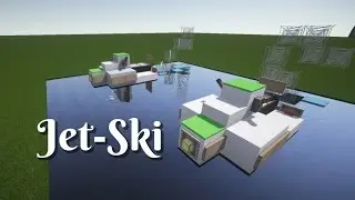 Minecraft: Давайте построим гидроцикл (урок)