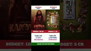 su from so vs kantara 1 box office collection comparison #viralshorts #rishabshetty #shorts #viral