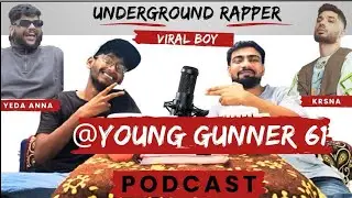 Young Gunner RAPPER REAL LIFE STORY, Kr💲na, yeda anna, Divine & nas !  #figuringout #rap #podcast