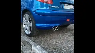 206 RC stock exhaust sound