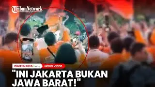 Momen Pendukung Pramono-Rano Teriakan yel-yel 'Ini Jakarta Bukan Jabar'