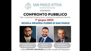 Confronto Candidati Sindaco Martina Franca - 01/06/2022