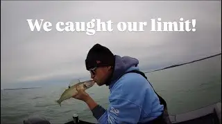 Lake Erie Jig Bite is in Full Swing! 🎣  (fishing spot revealed)