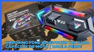 Fone Bluetooth Y20 para Capacete de Moto | Vale a Pena? #FoneBluetoothCapacete