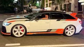 BILLIONAIRE GMK Driving his Audi RS6 GT in Monaco | Carspotting Monaco 2024