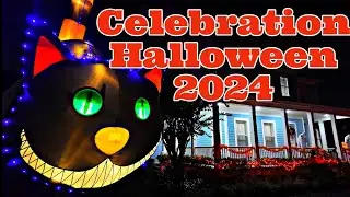 Florida 2024 :Celebration Halloween Decorations vlog