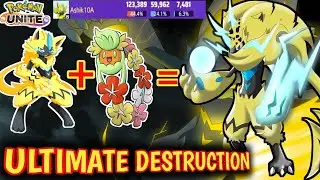 Zeraora is Best Speedster?🤔 || Zeraora + Comfey Easy 100k Damage 💥|| Pokemon unite