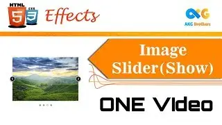 Image Slider CSS HTML | Without JAVA SCRIPT   | AKG Brothers